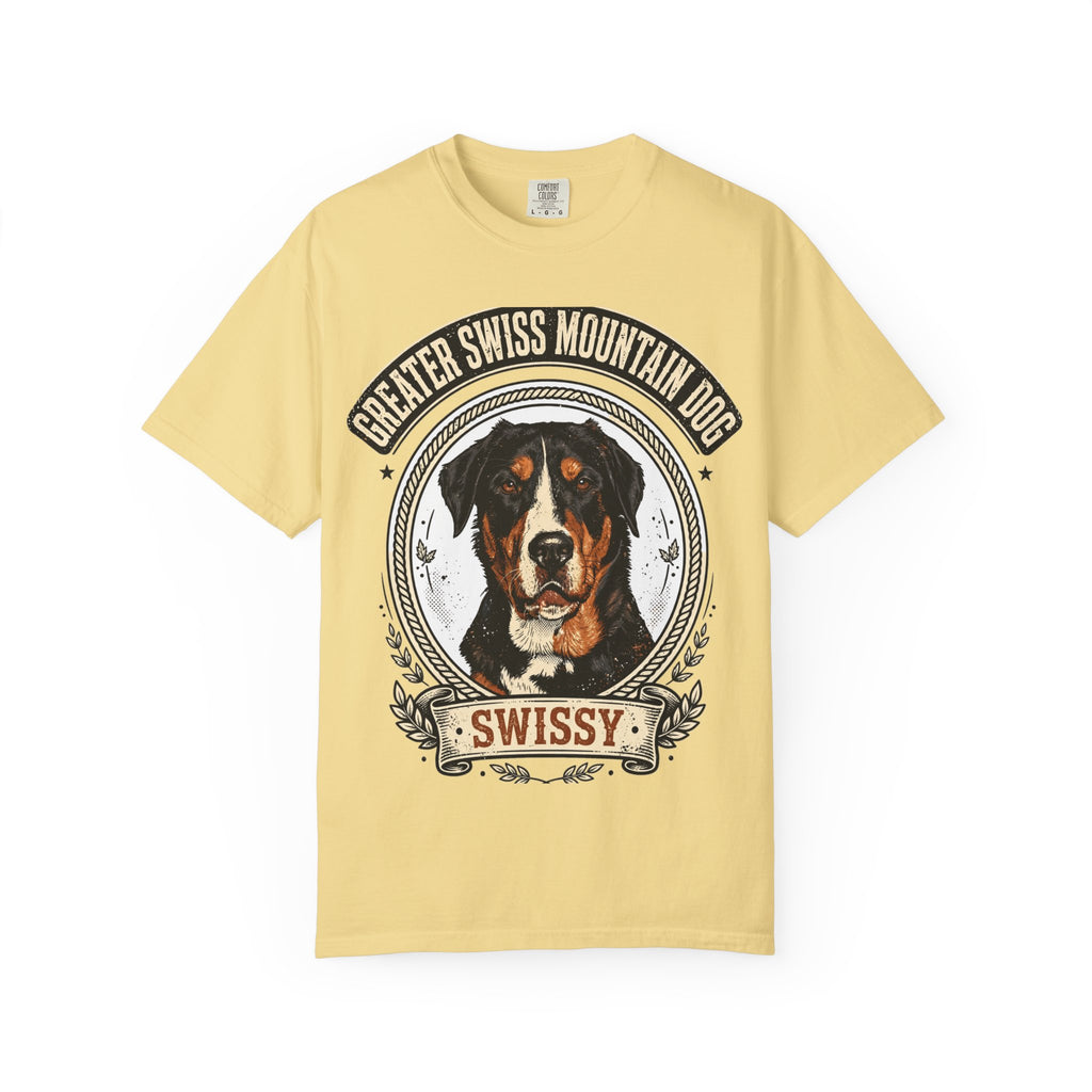 'Swissy' Greater Swiss Mountain Dog T-Shirt — alternate view