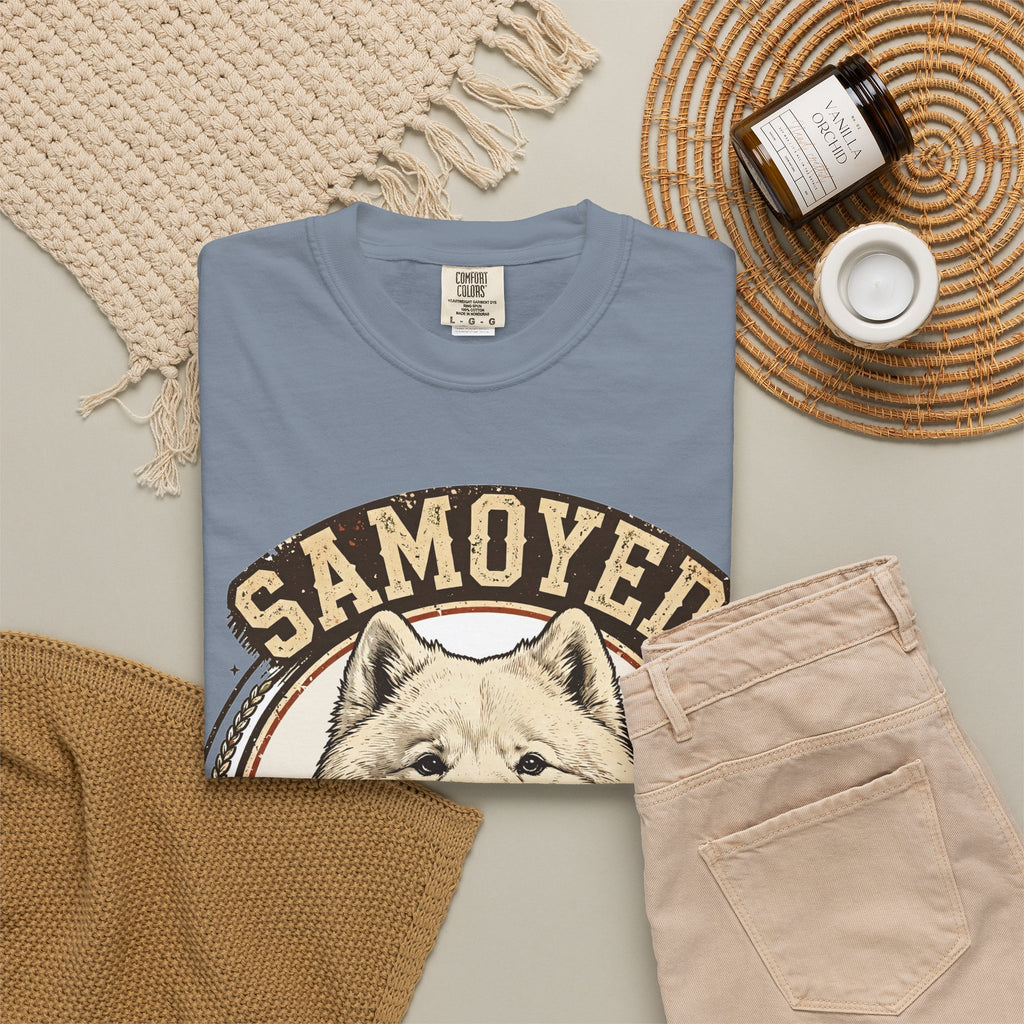 'Smiles & Snow' Samoyed T-Shirt — alternate view
