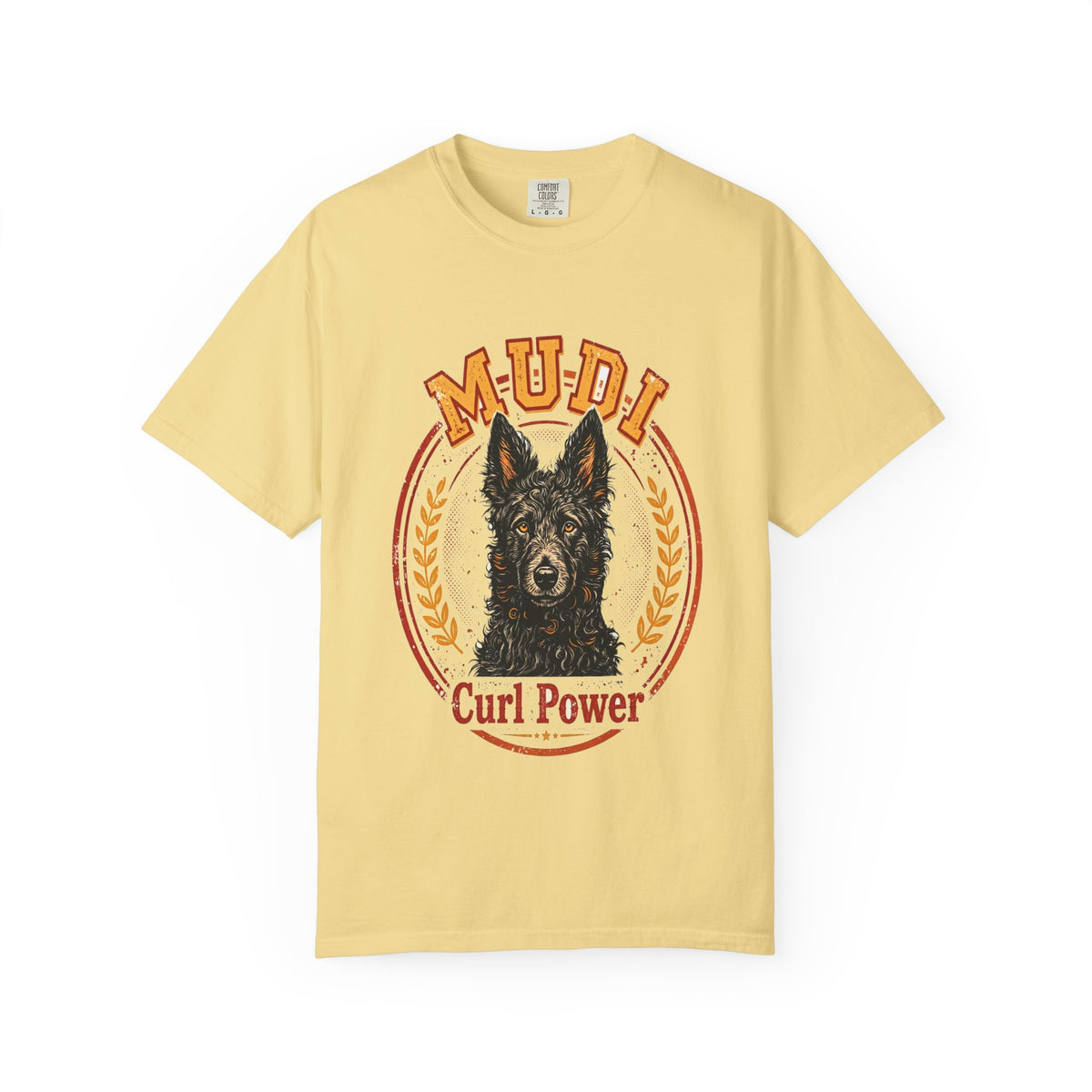 'Curl Power' Mudi T-Shirt — alternate view