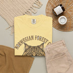 'Viking Fluff' Norwegian Forest Cat T-Shirt — alternate view
