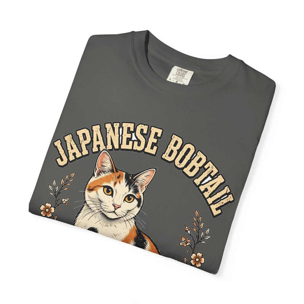 'Good Luck Charm' Japanese Bobtail Cat T-Shirt — alternate view