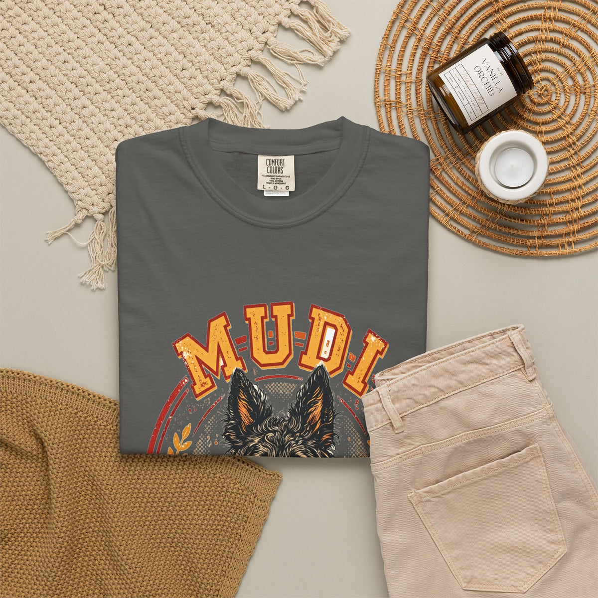 'Curl Power' Mudi T-Shirt — alternate view
