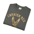 'Wavy Wonder' Cornish Rex Cat T-Shirt — alternate view