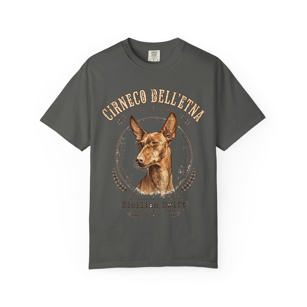 'Sicilian Swift' Cirneco dell'Etna T-Shirt — alternate view