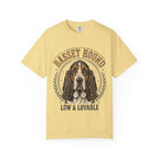 'Low & Lovable' Basset Hound T-Shirt — alternate view