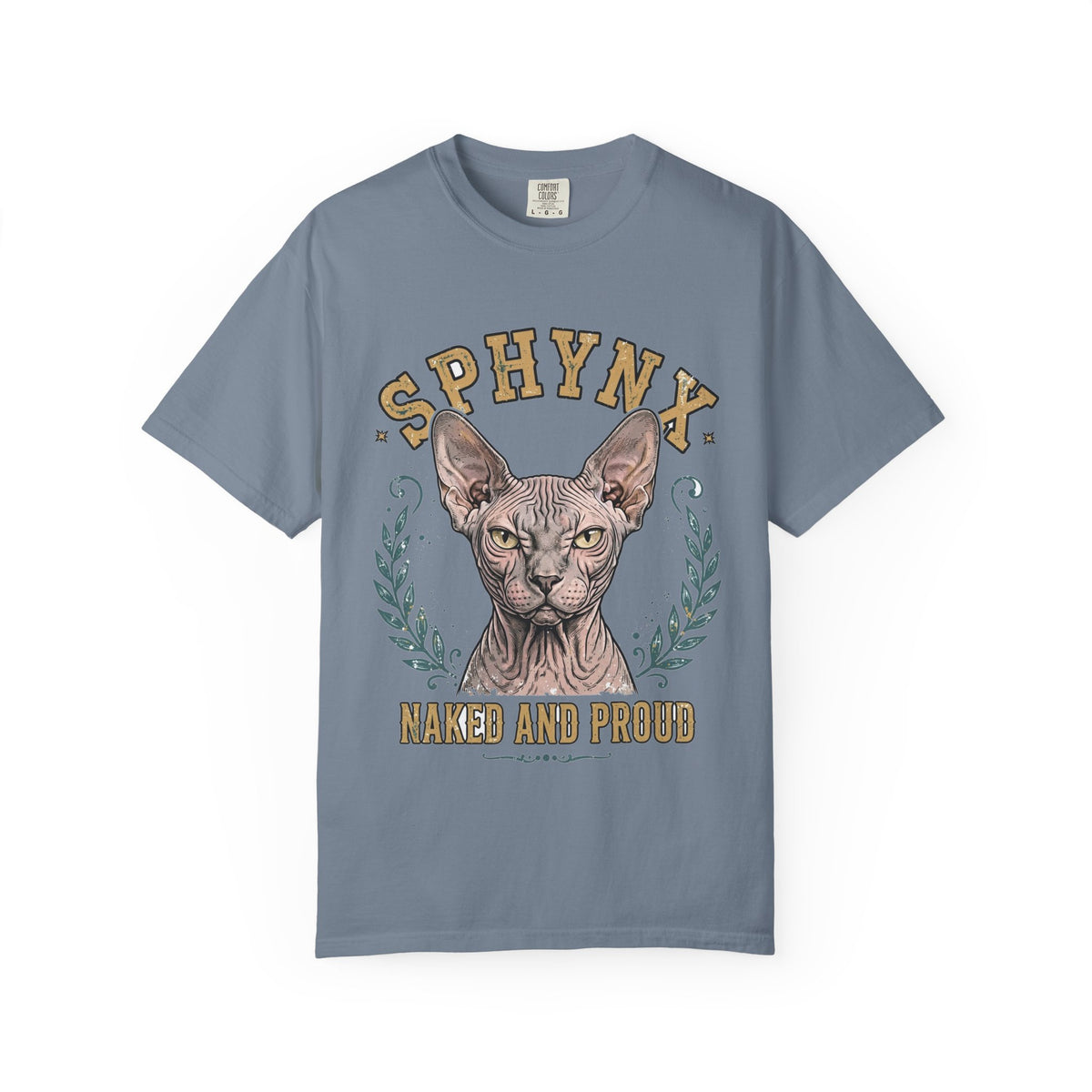 'Naked And Proud' Sphynx T-Shirt — alternate view