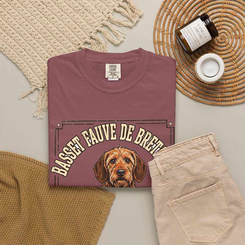 'Fawnomenal' Basset Fauve de Bretagne T-Shirt — alternate view