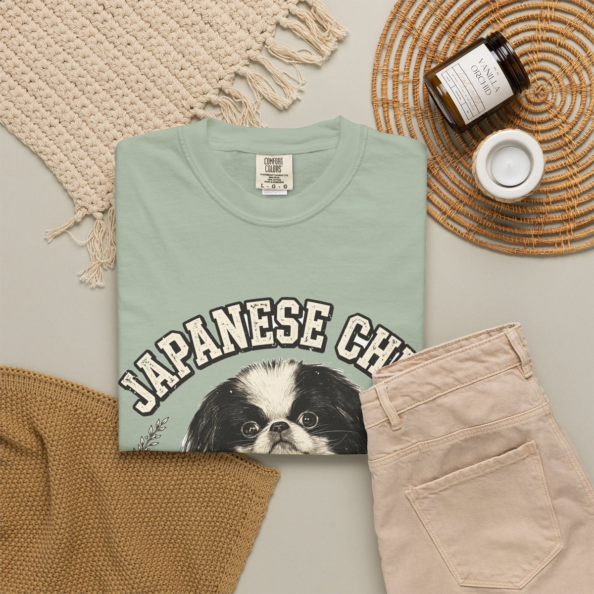 'Chin Charmer' Japanese Chin T-Shirt — alternate view