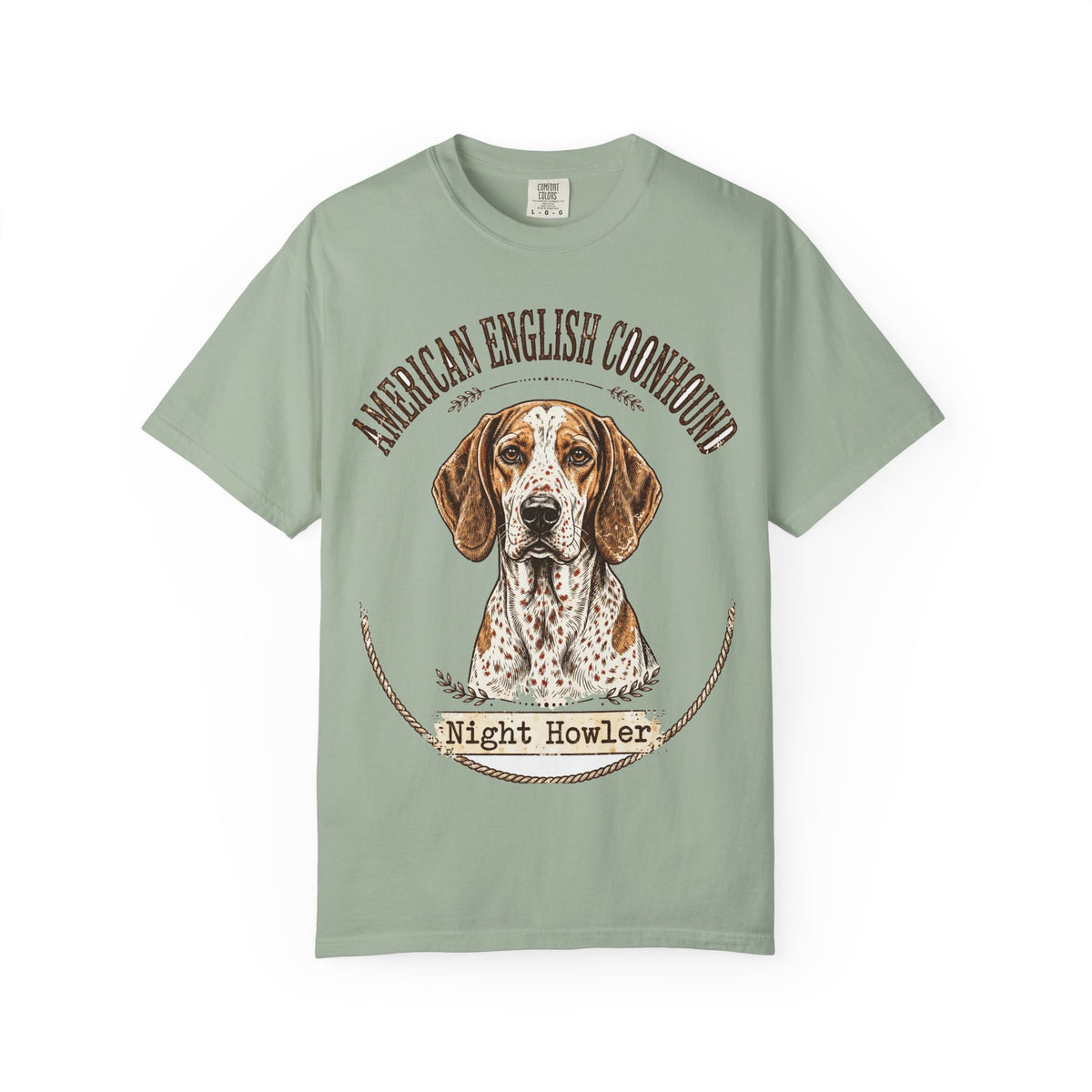 American English Coonhound Night Howler Tee