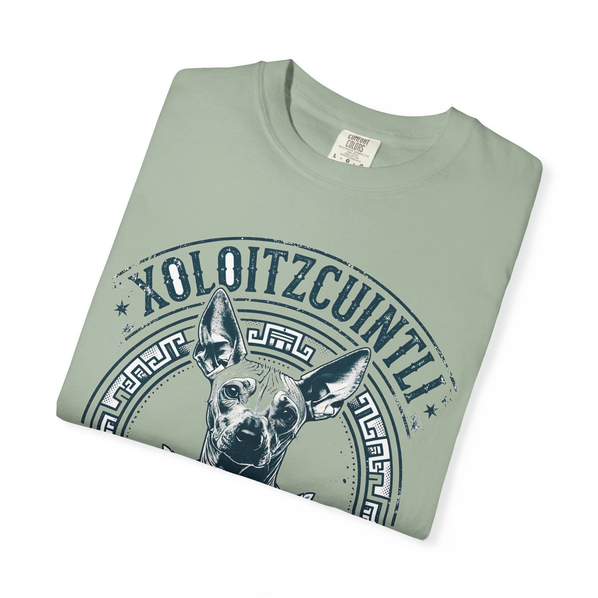 'Bare Aztec' Xoloitzcuintli T-Shirt — alternate view