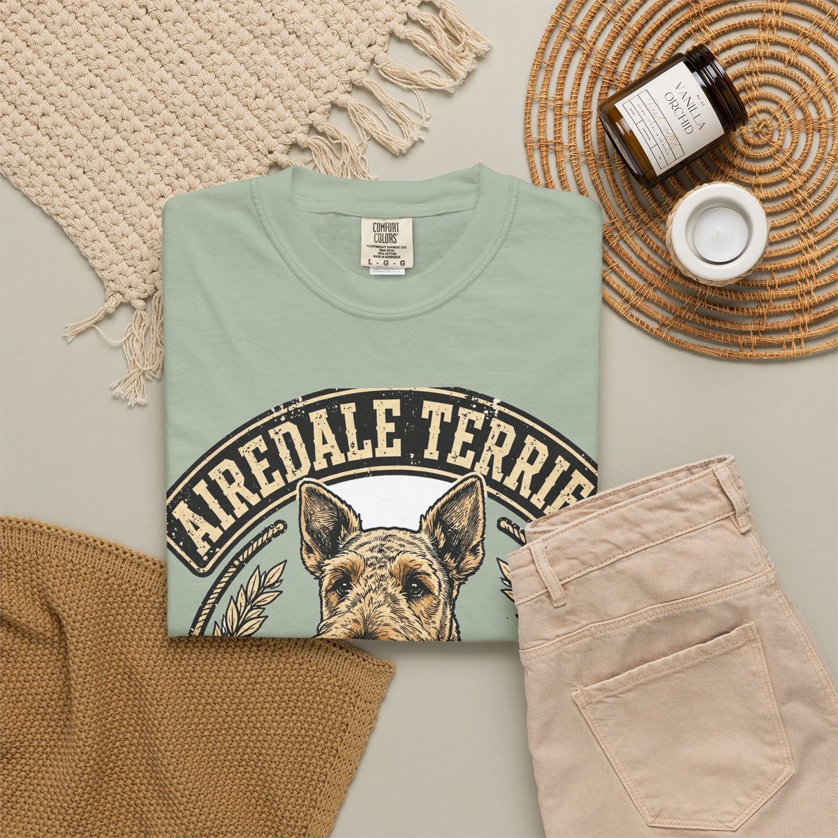 Airedale Terrier King of Terriers Tee