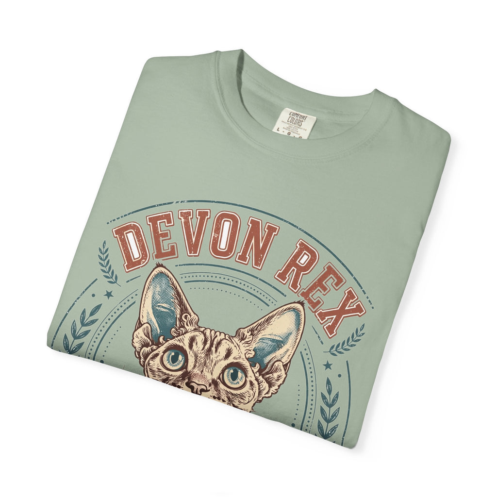 'Pixie Ears Club' Devon Rex T-Shirt — alternate view