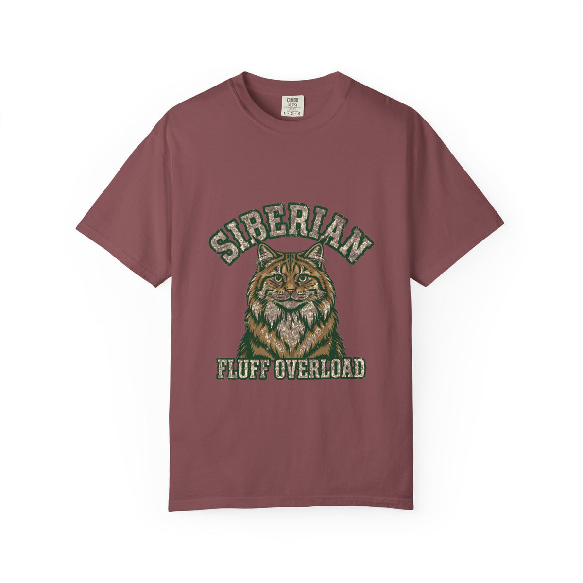 'Fluff Overload Siberian' Siberian T-Shirt — alternate view