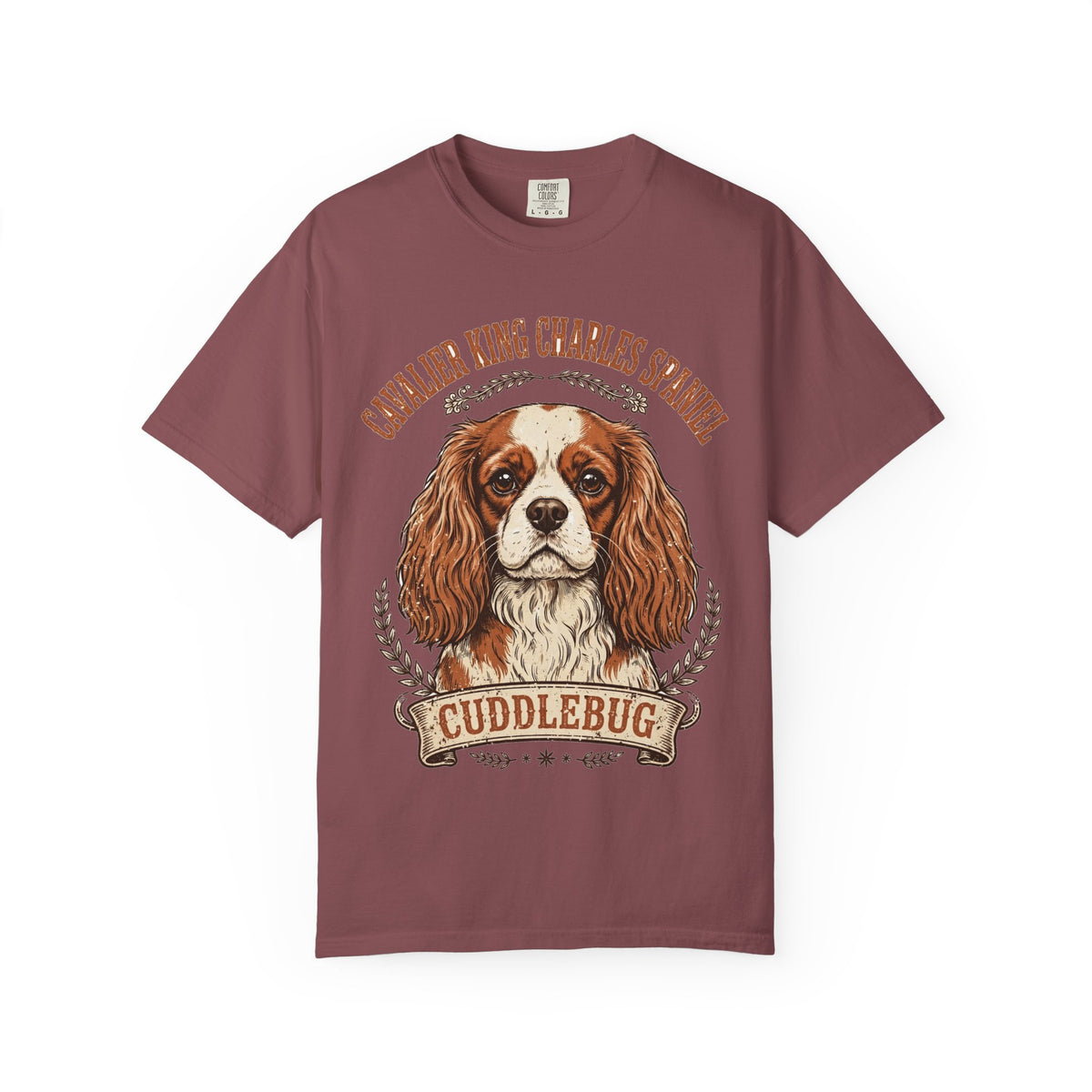 'Cuddlebug' Cavalier King Charles Spaniel T-Shirt — alternate view