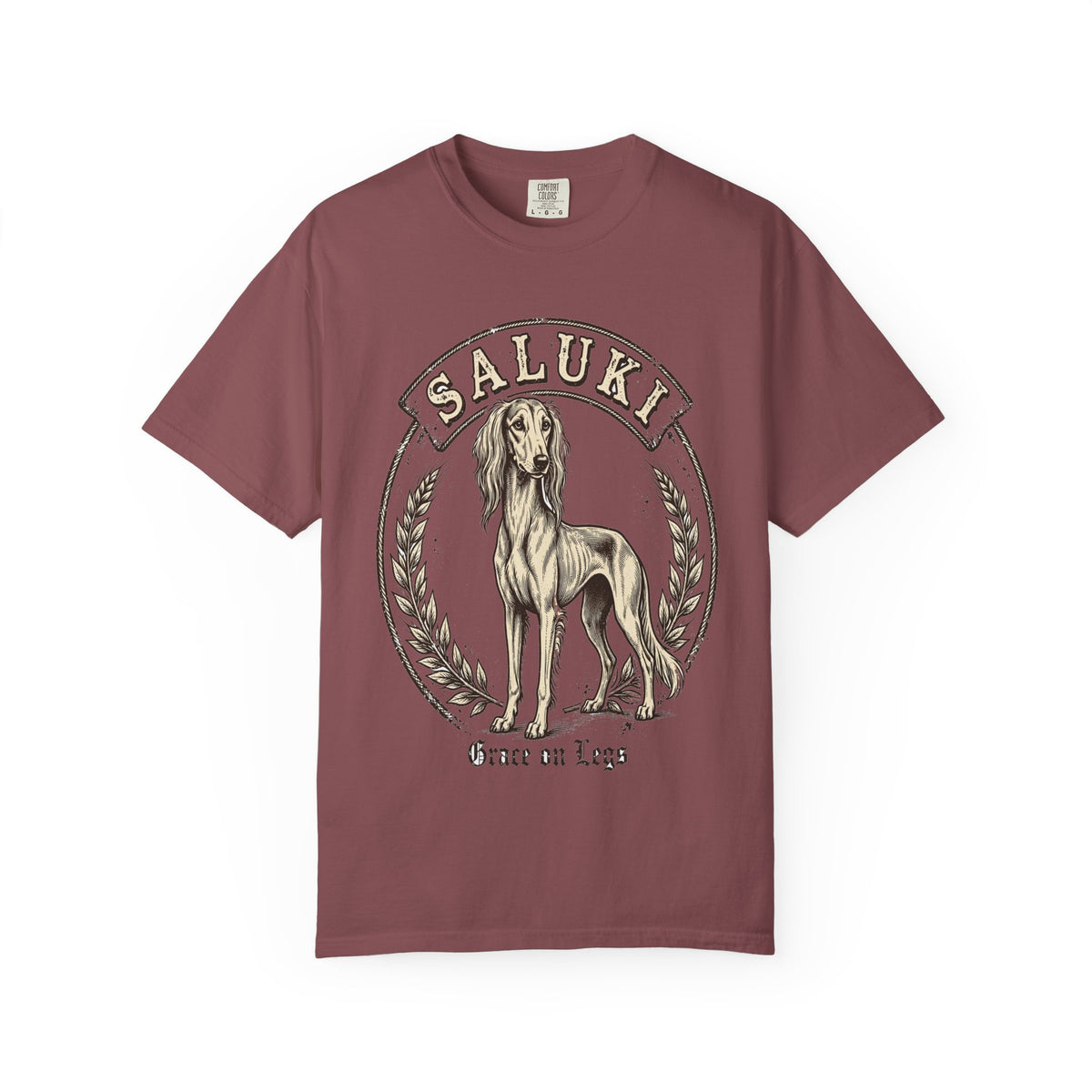 'Grace on Legs' Saluki T-Shirt — alternate view