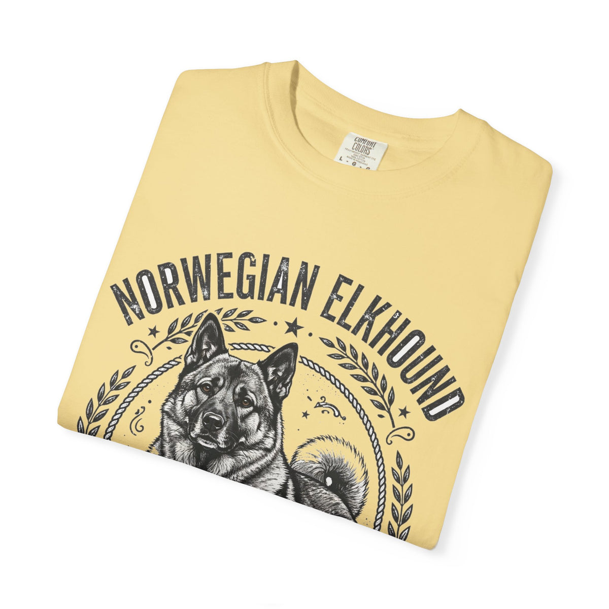 'Viking Howl' Norwegian Elkhound T-Shirt — alternate view