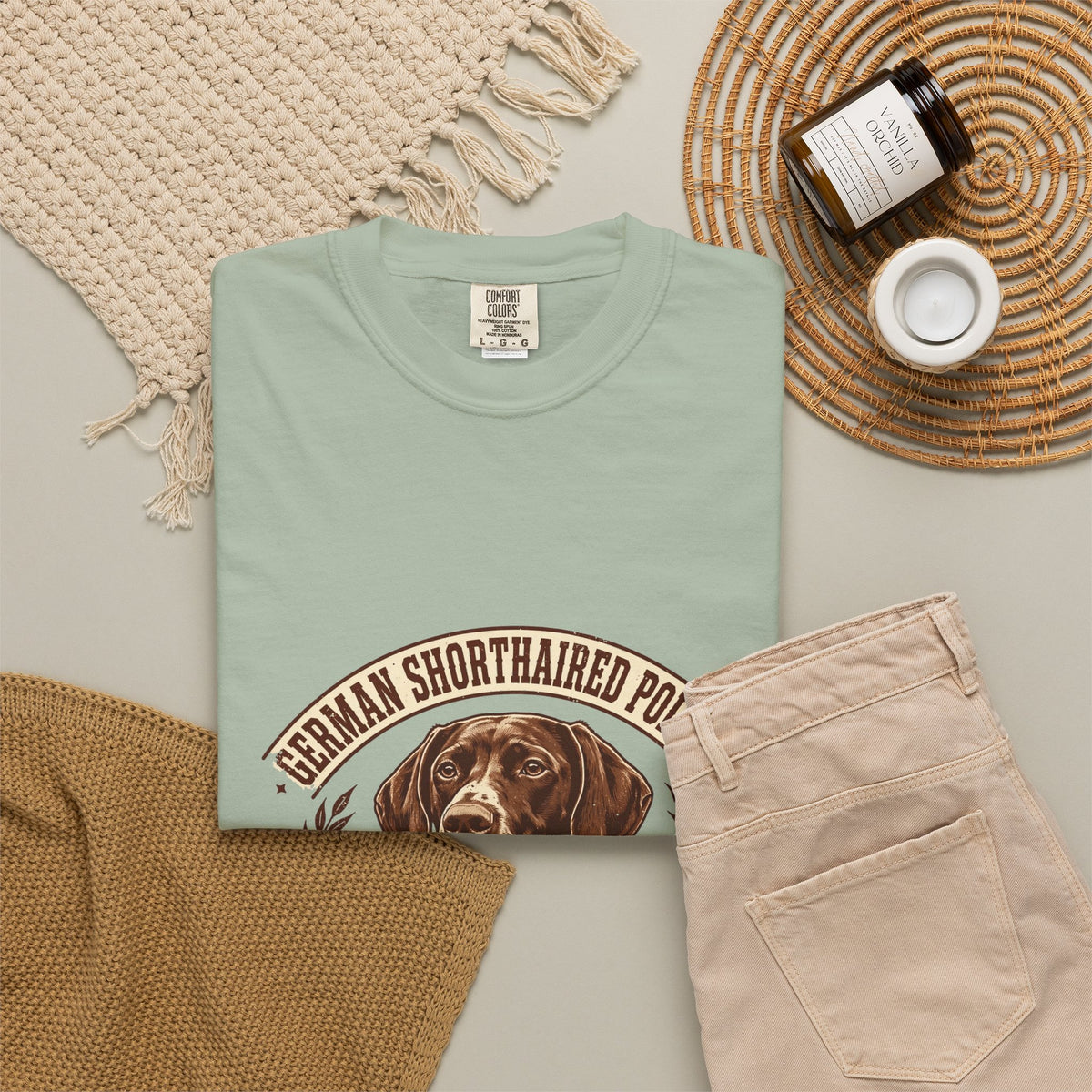 'Roam Free German Shorthaired Pointer' German Shorthaired Pointer T-Shirt — alternate view