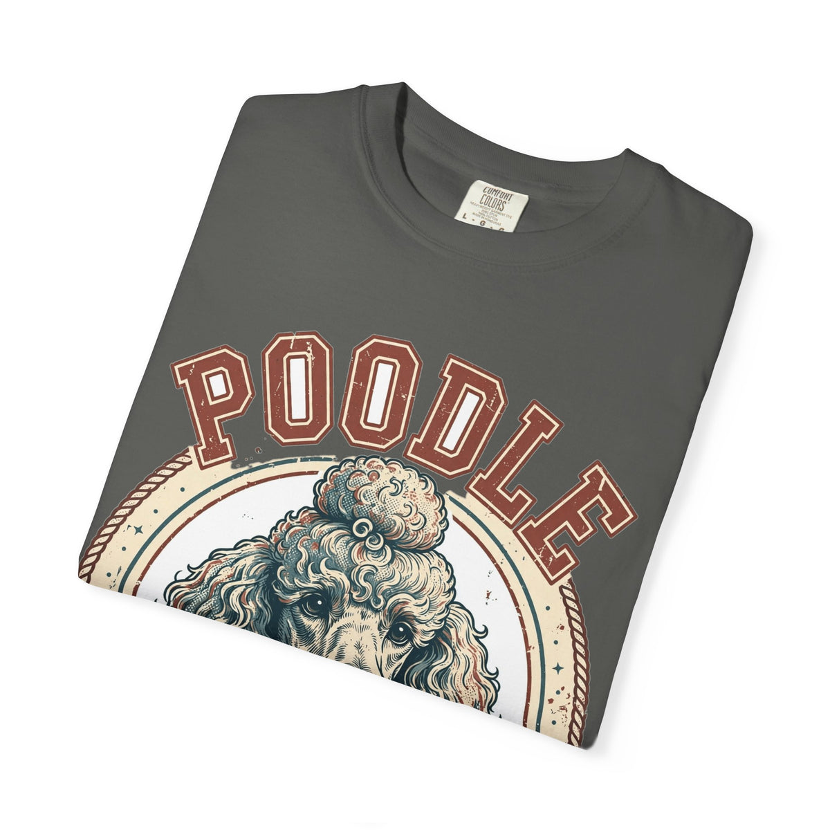 'Fancy Curls Club' Poodle T-Shirt — alternate view