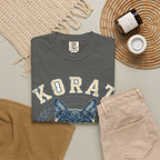'Silver Heart Cat' Korat Cat T-Shirt — alternate view