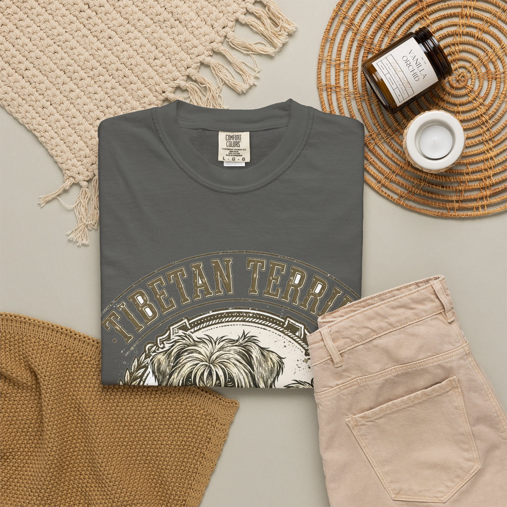 'Shaggy Sage' Tibetan Terrier T-Shirt — alternate view