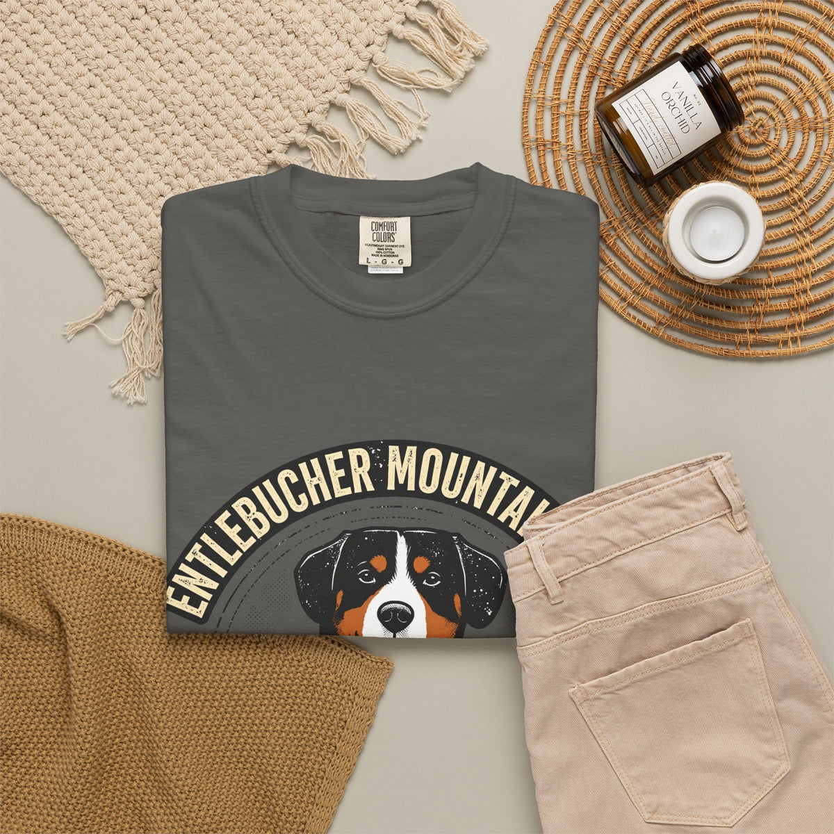 'Swiss Muscle' Entlebucher Mountain Dog T-Shirt — alternate view