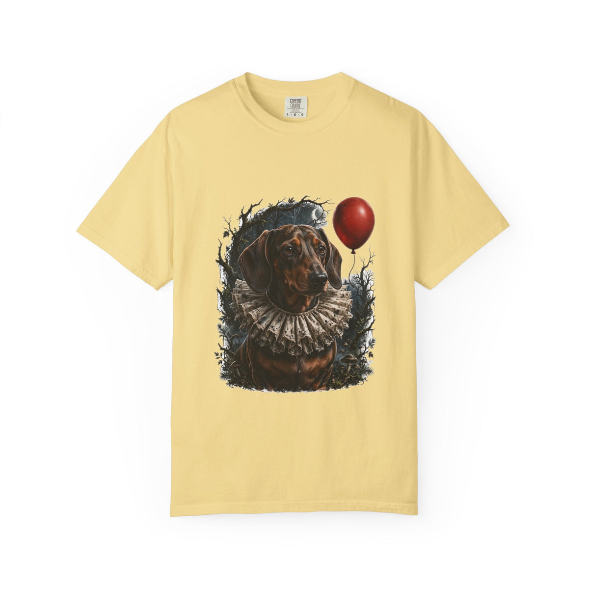 Dachshund Creepy Clown Halloween Tee