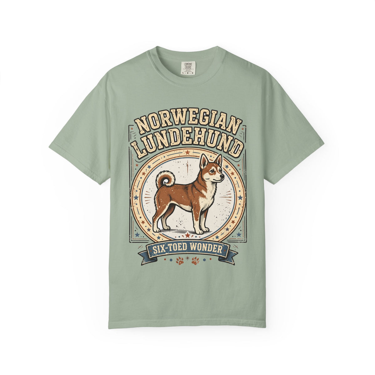 'Six-Toed Wonder' Norwegian Lundehund T-Shirt — alternate view
