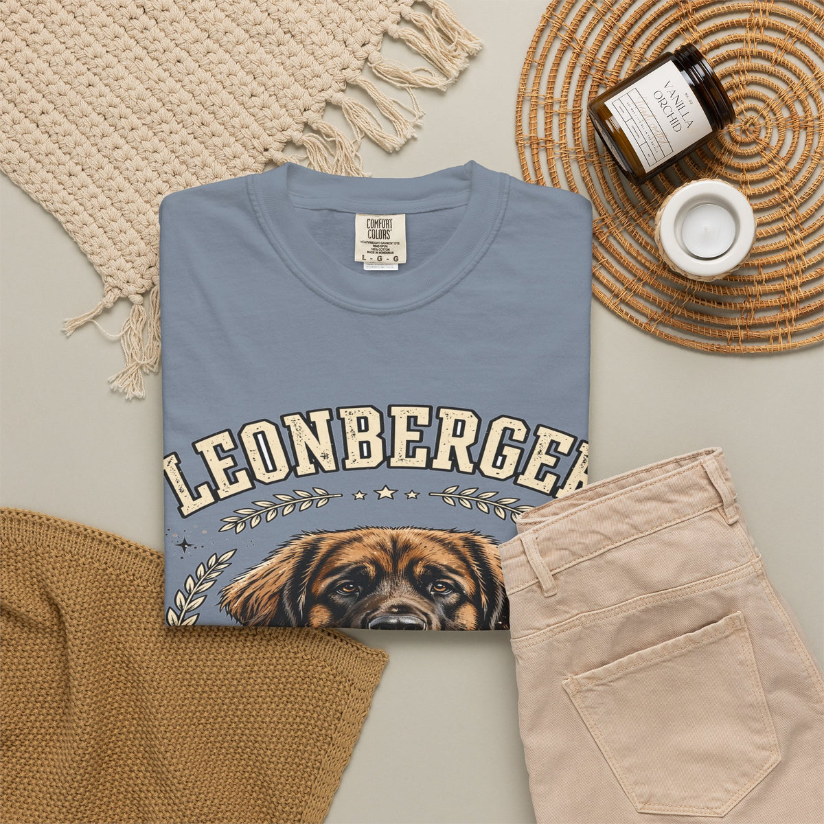 'Gentle Lion' Leonberger T-Shirt — alternate view