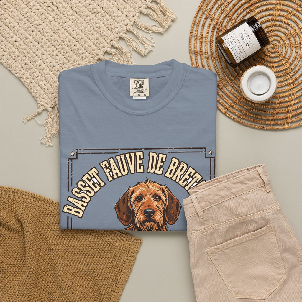 'Fawnomenal' Basset Fauve de Bretagne T-Shirt — alternate view