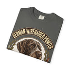 'Scruffy Sharpshooter' German Wirehaired Pointer T-Shirt — alternate view