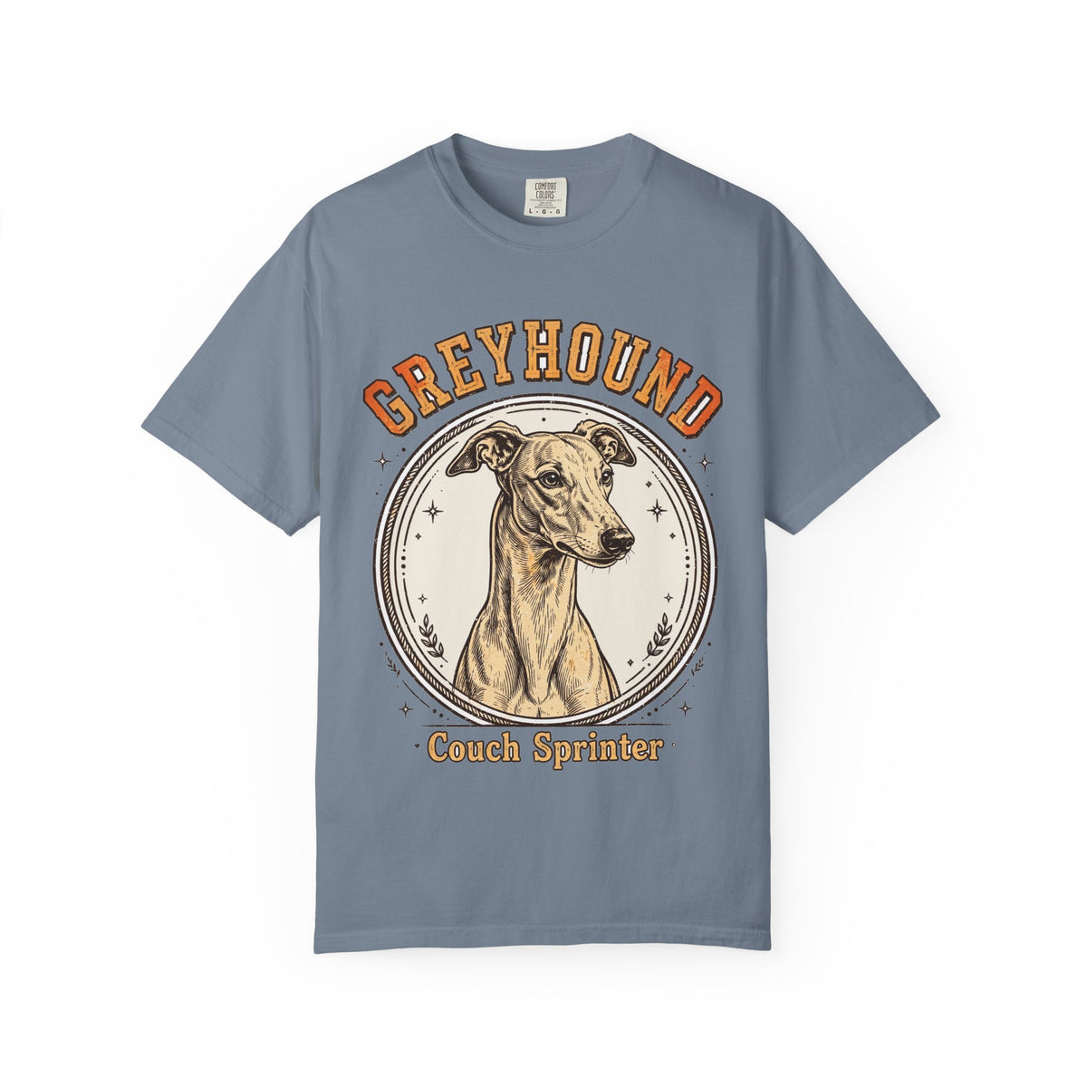 'Couch Sprinter' Greyhound T-Shirt — alternate view