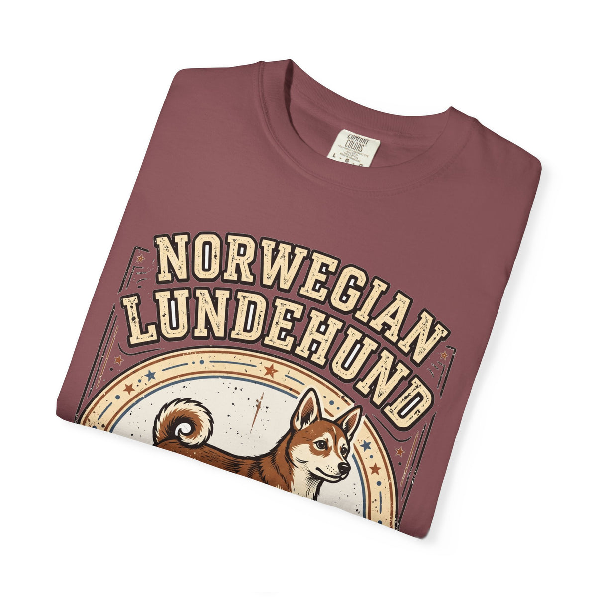 'Six-Toed Wonder' Norwegian Lundehund T-Shirt — alternate view