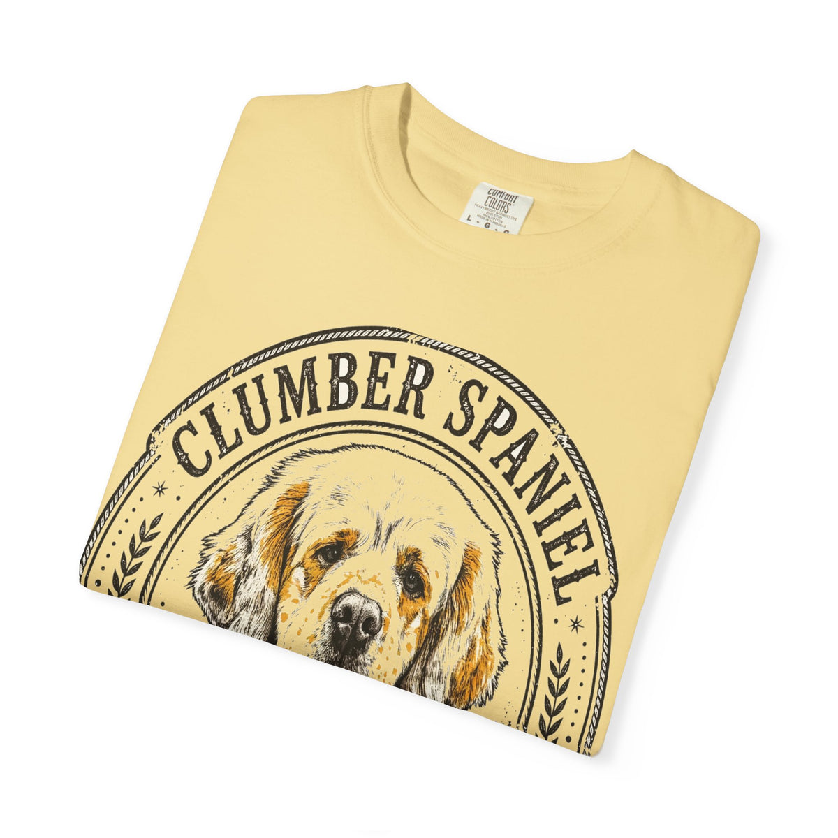 'Chunky & Charming' Clumber Spaniel T-Shirt — alternate view