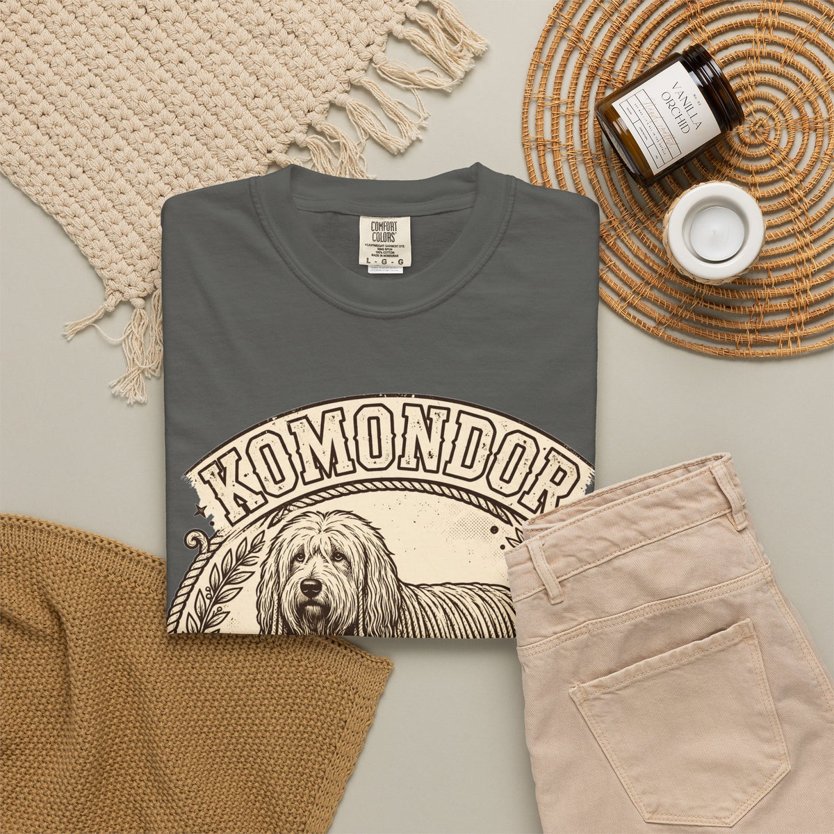 'Mop Squad' Komondor T-Shirt — alternate view
