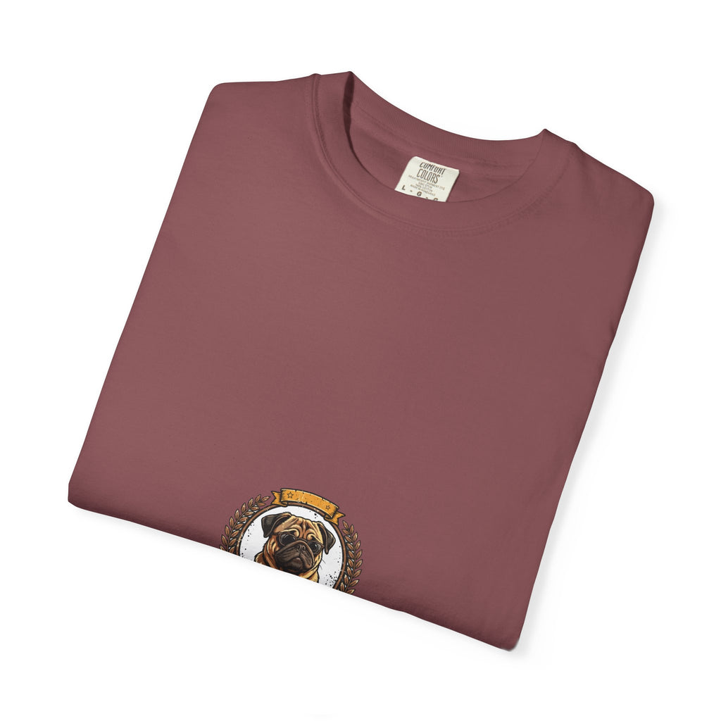 'Pugglee Vintage Dog Graphic' Pug T-Shirt — alternate view