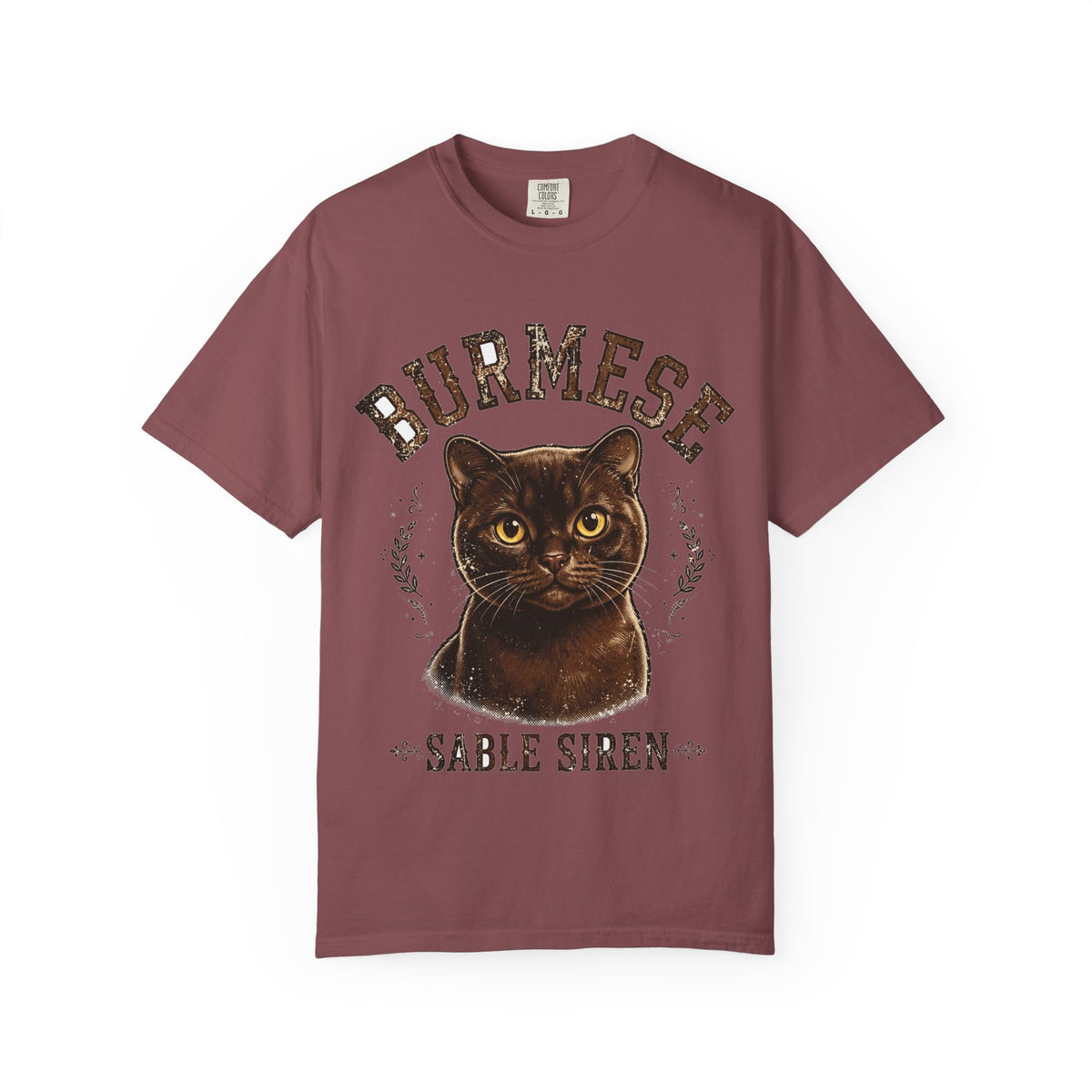 'Sable Siren' Burmese Cat T-Shirt — alternate view