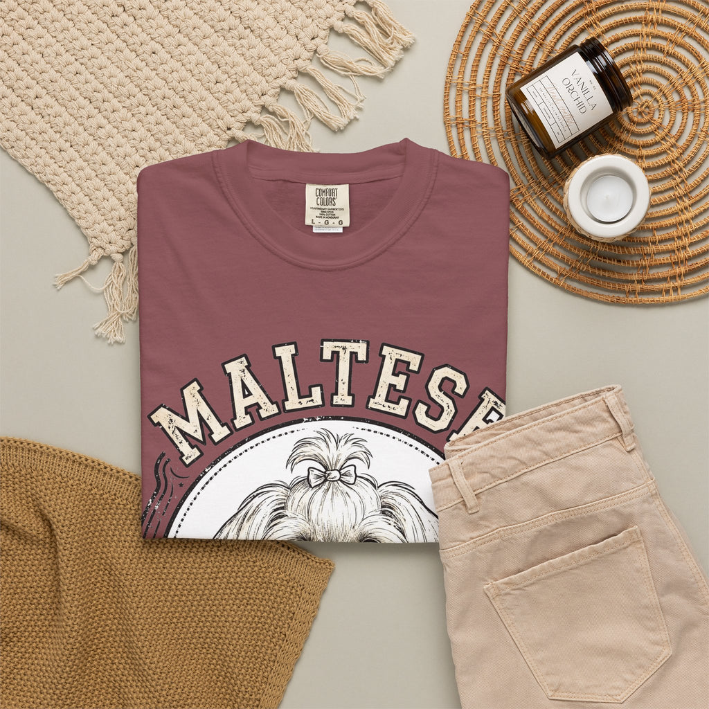 'Silk Fluff' Maltese T-Shirt — alternate view