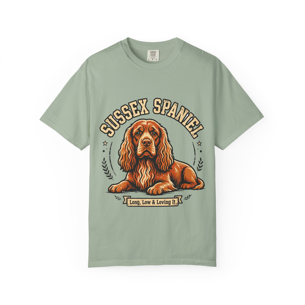 'Chill Chaser' Sussex Spaniel T-Shirt — alternate view
