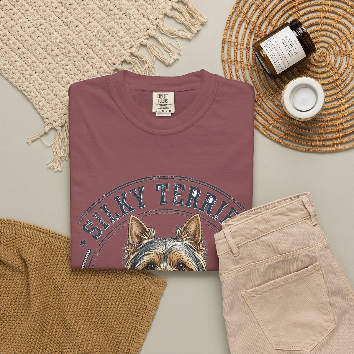 'Silky Sass' Silky Terrier T-Shirt — alternate view