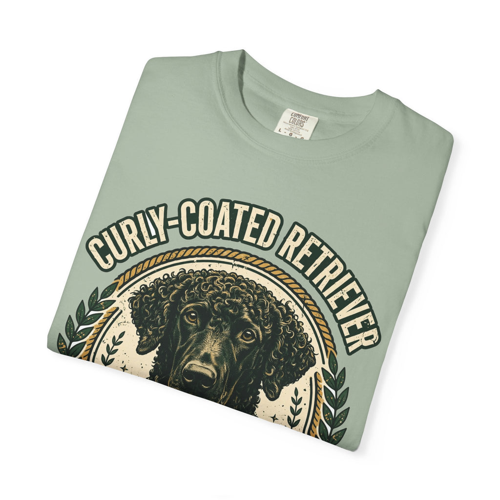 'Perfect Curls' Curly-Coated Retriever T-Shirt — alternate view