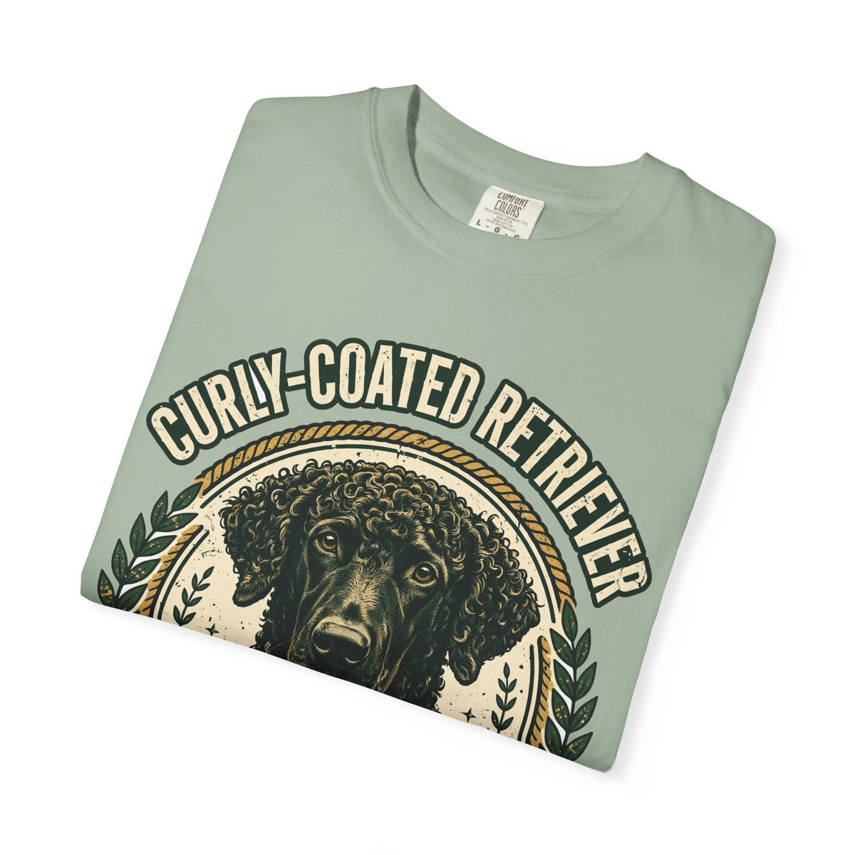 'Perfect Curls' Curly-Coated Retriever T-Shirt — alternate view