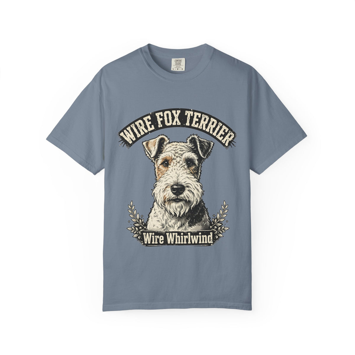'Wire Whirlwind' Wire Fox Terrier T-Shirt — alternate view