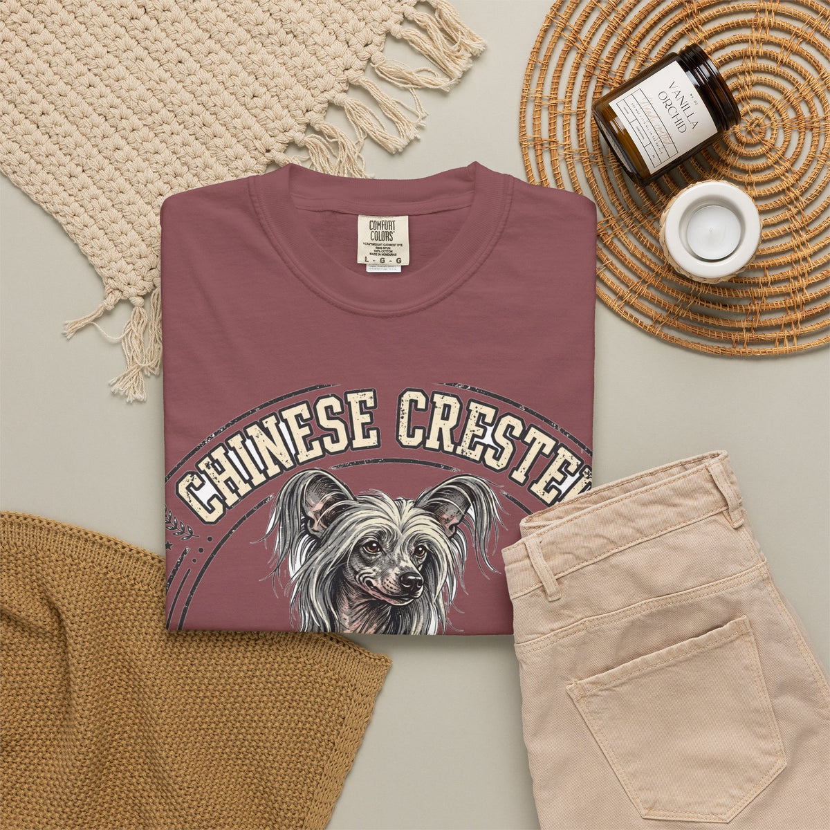 'Barely There' Chinese Crested T-Shirt — alternate view