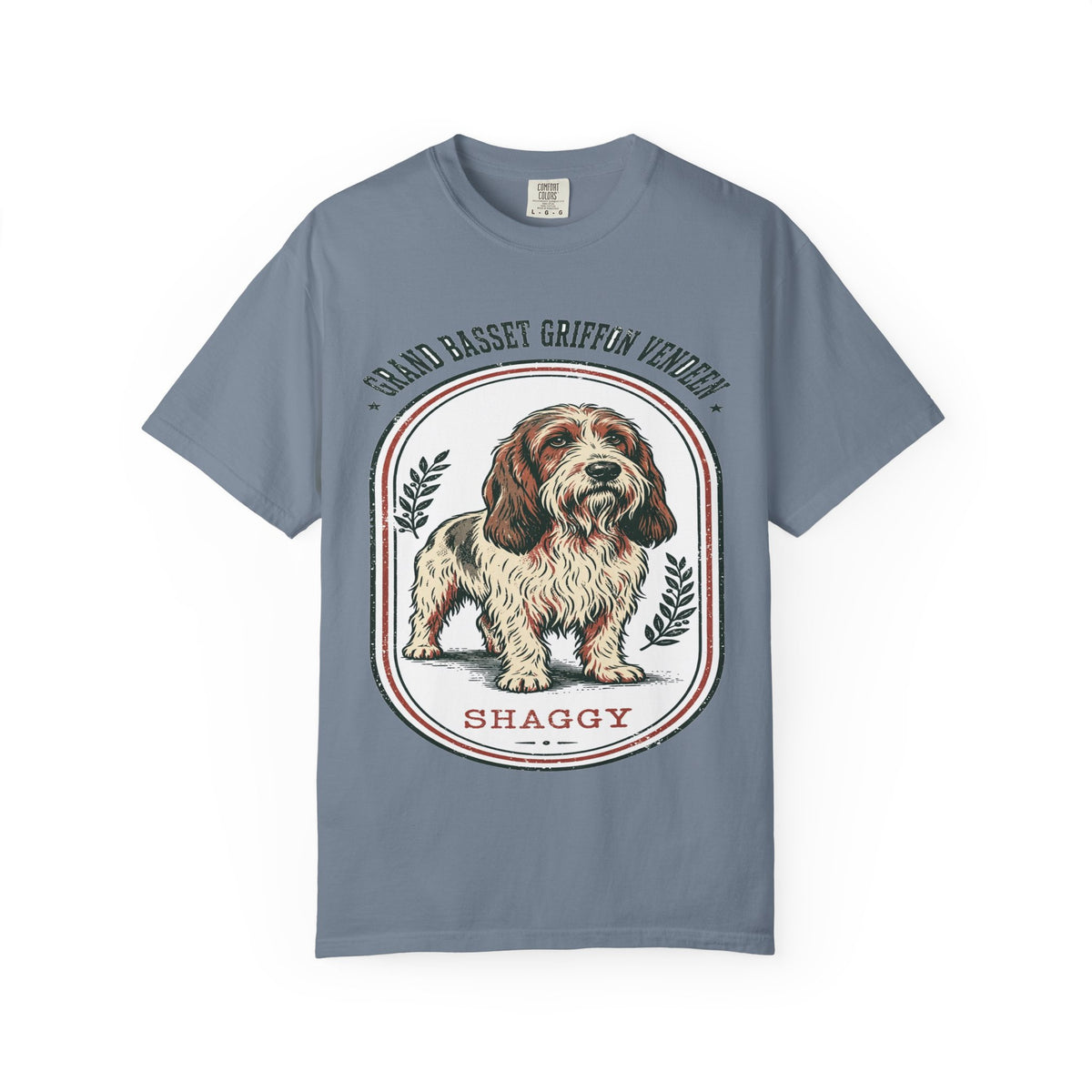 'Shaggy' Grand Basset Griffon Vendeen T-Shirt — alternate view
