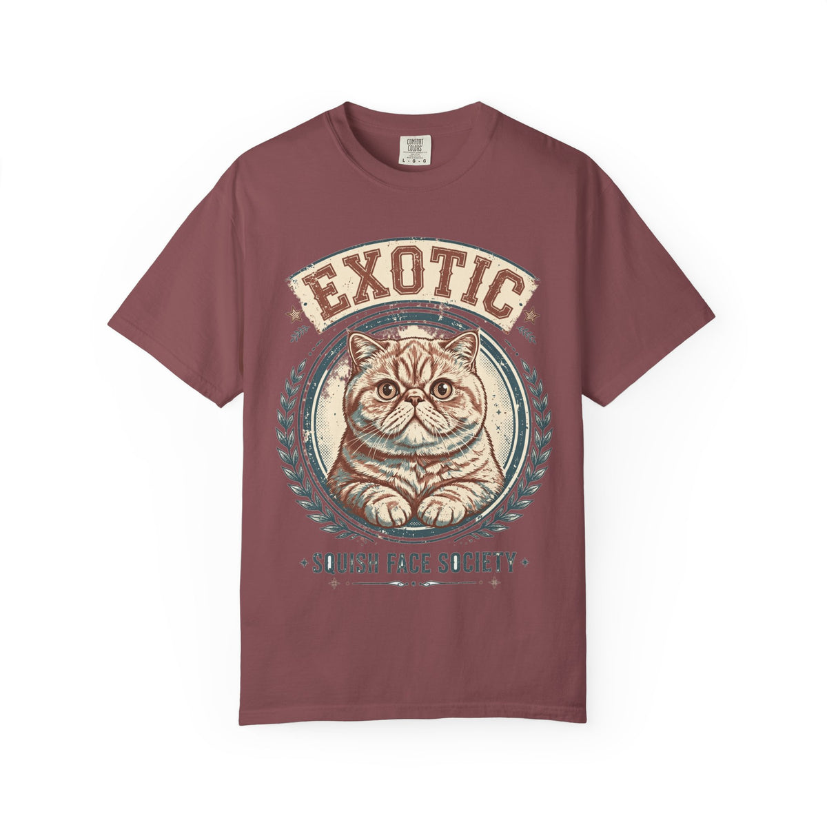 'Squish Face Society' Exotic Shorthair T-Shirt — alternate view