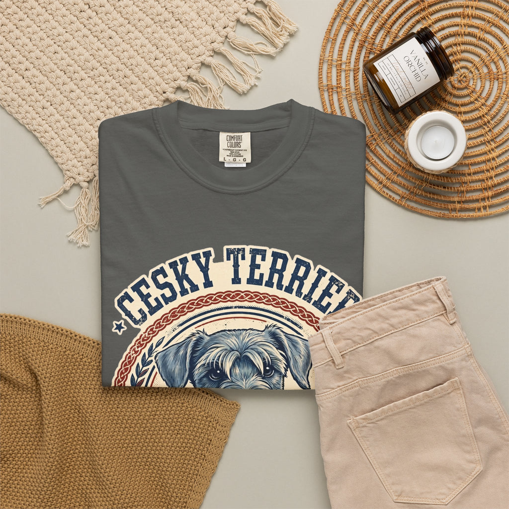 'Silky Beard' Cesky Terrier T-Shirt — alternate view