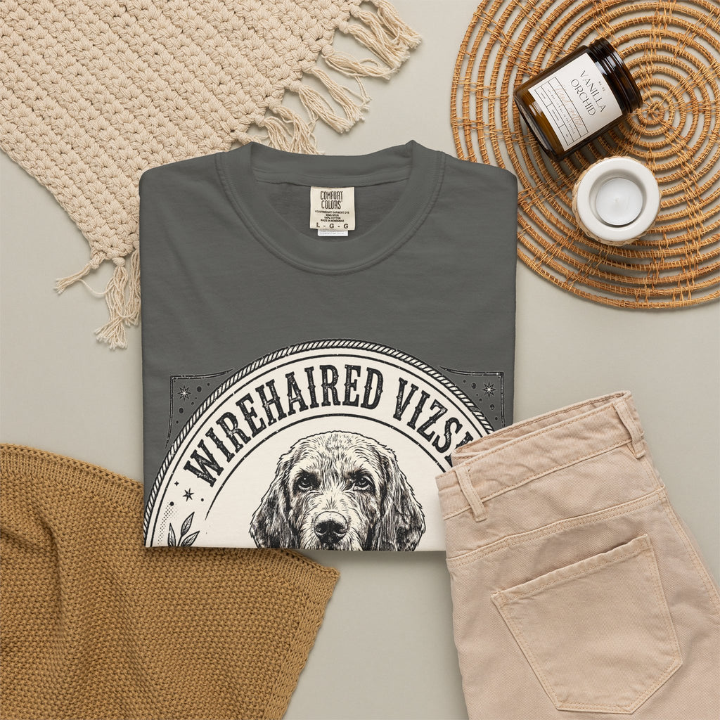 'Bearded Rocket' Wirehaired Vizsla T-Shirt — alternate view