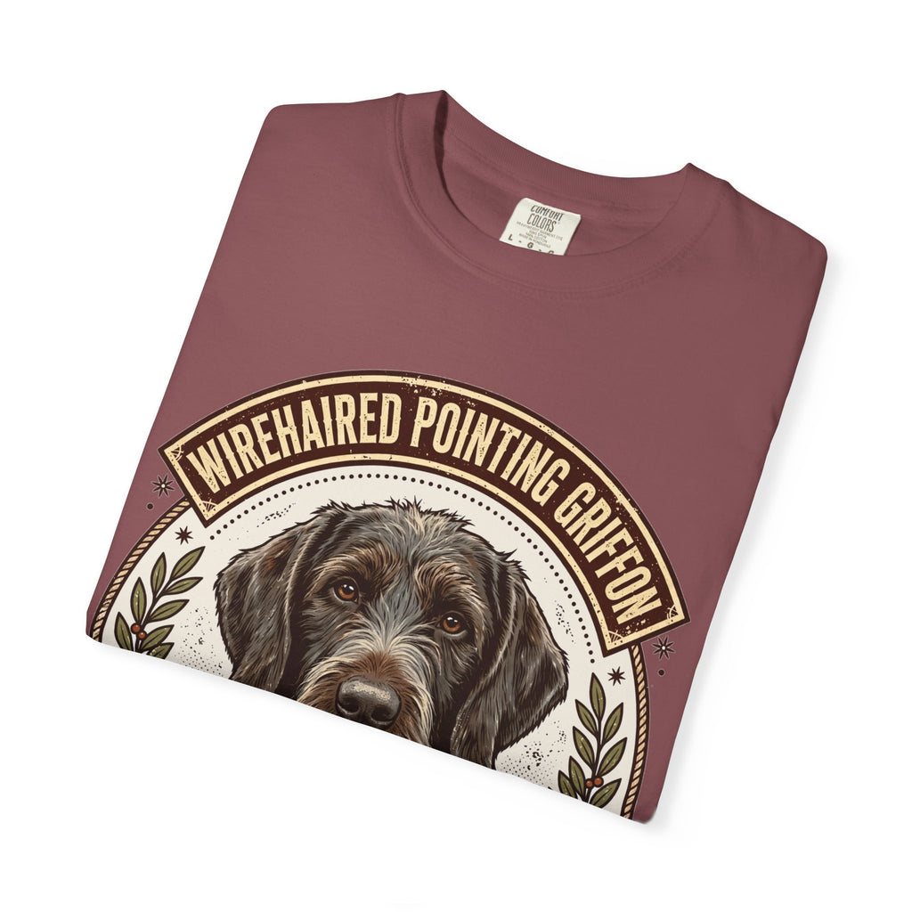 'Scruffy Point' Wirehaired Pointing Griffon T-Shirt — alternate view