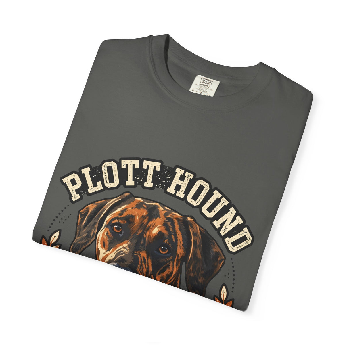 'Brindle And Brave' Plott Hound T-Shirt — alternate view