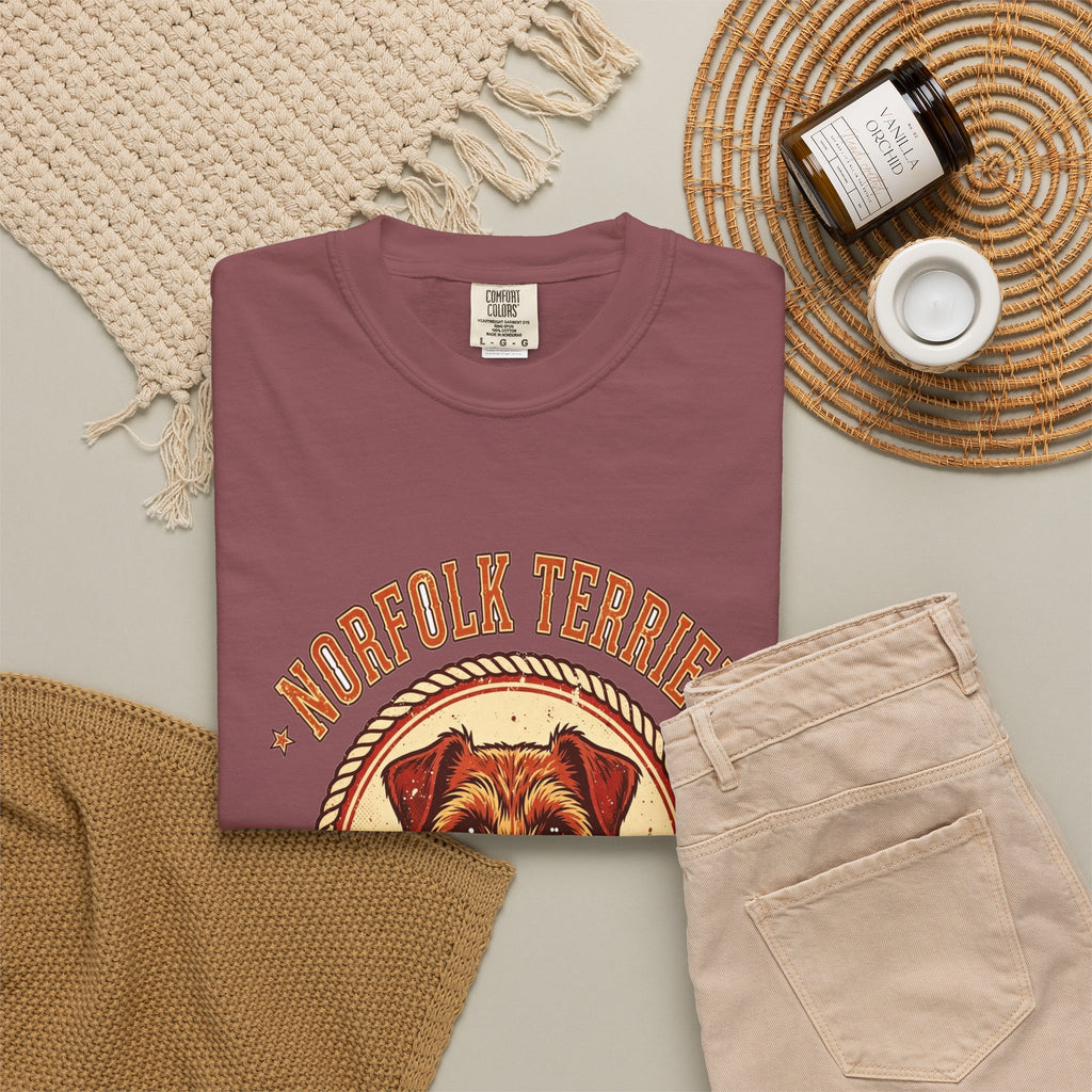 'Little Big Shot' Norfolk Terrier T-Shirt — alternate view